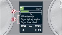 Zestaw wskaźników: dodatkowy odbiornik